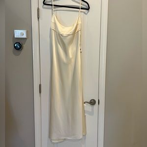 Jason Wu midi dress Ivory satin